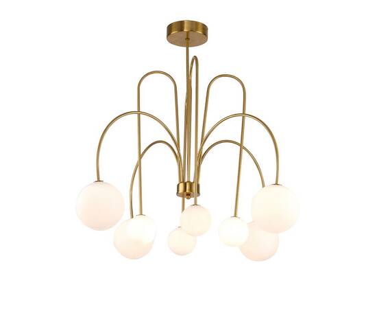 Люстра на штанге Delight Collection KG1213P-8 brass, изображение 2