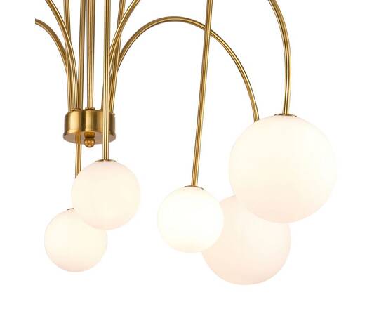 Люстра на штанге Delight Collection KG1213P-8 brass, изображение 3