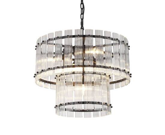 Подвесная люстра Delight Collection Ruby KG1112P-7 black/clear