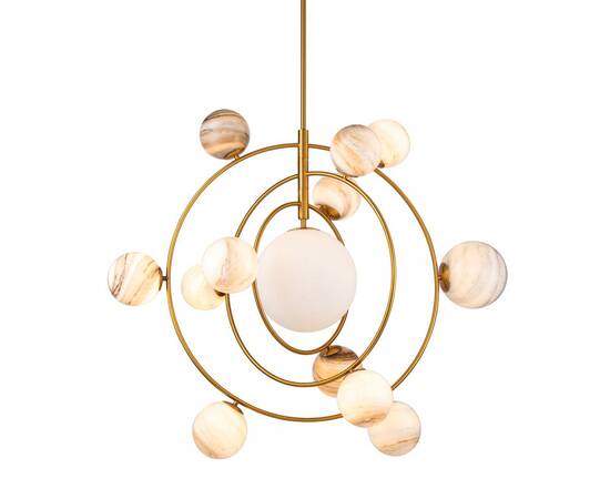 Люстра на штанге Delight Collection Planet KG1122P-13 brass