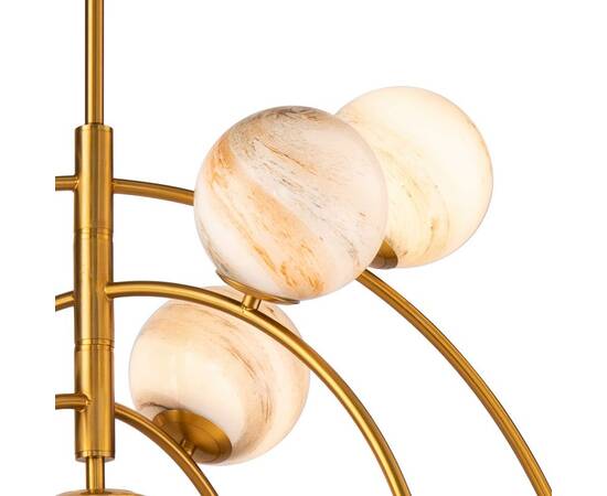 Люстра на штанге Delight Collection Planet KG1122P-13 brass, изображение 3
