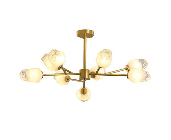 Люстра на штанге Delight Collection KM1245P-9 brass