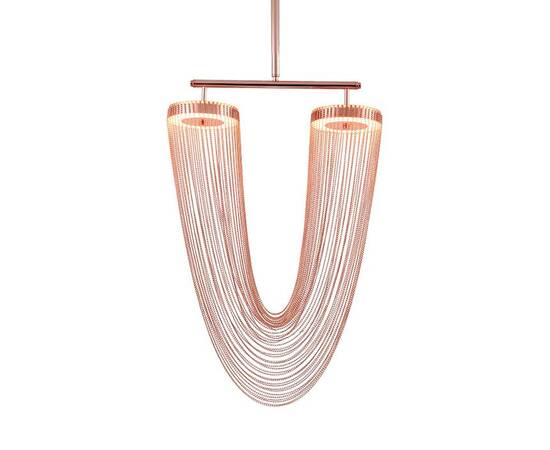 Люстра на штанге Delight Collection Otero 8608P copper