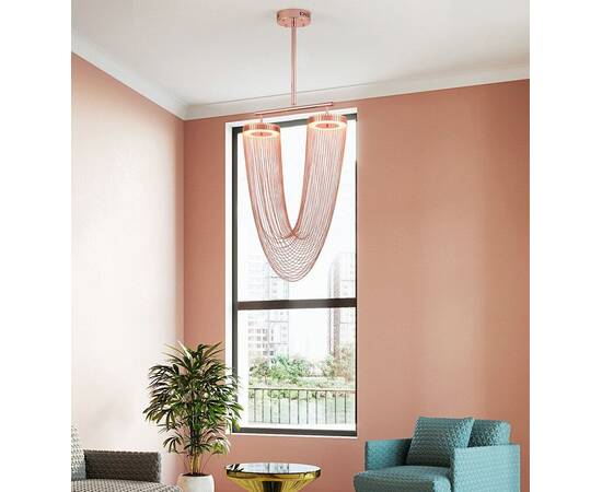 Люстра на штанге Delight Collection Otero 8608P copper, изображение 7