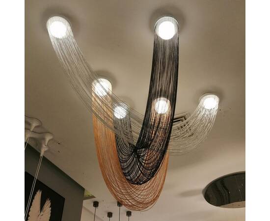 Потолочный светильник Delight Collection Aura 10114P silver, изображение 2