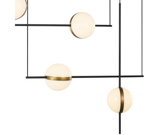 Подвесная люстра Delight Collection MD2062-4B black/brass, изображение 2
