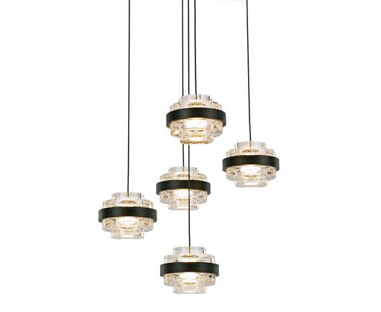 Подвесной светильник Delight Collection MD22030002 MD22030002-5A black/clear