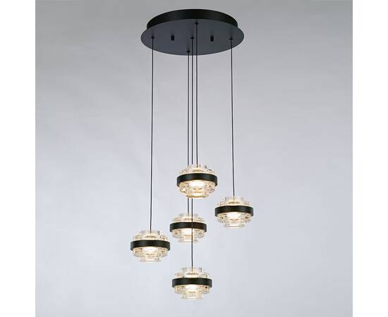 Подвесной светильник Delight Collection MD22030002 MD22030002-5A black/clear, изображение 2