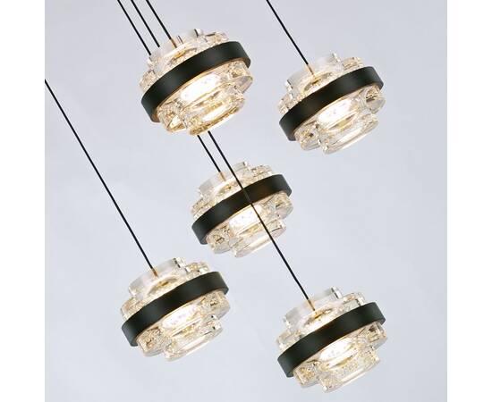 Подвесной светильник Delight Collection MD22030002 MD22030002-5A black/clear, изображение 3
