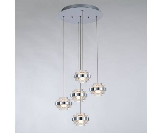 Подвесной светильник Delight Collection MD22030002 MD22030002-5A chrome/clear, изображение 2