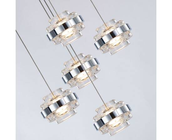 Подвесной светильник Delight Collection MD22030002 MD22030002-5A chrome/clear, изображение 3