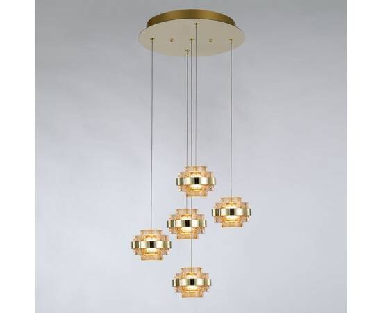 Подвесной светильник Delight Collection MD22030002 MD22030002-5A gold/champagne, изображение 2