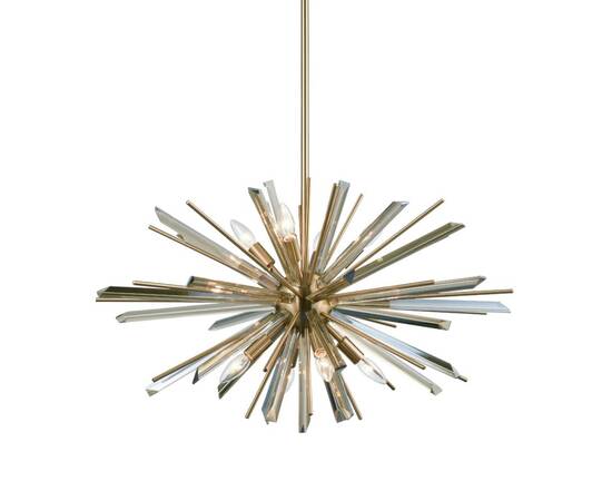 Люстра на штанге Delight Collection P68112-8AB antique brass