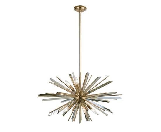 Люстра на штанге Delight Collection P68112-8AB antique brass, изображение 2