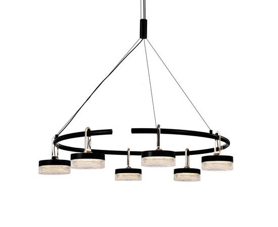 Подвесная люстра Delight Collection P0855-6C black