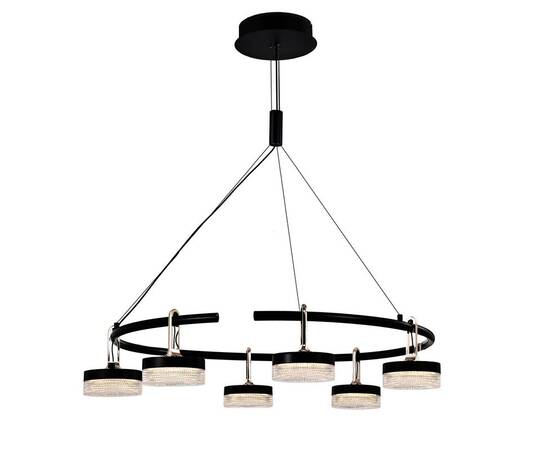 Подвесная люстра Delight Collection P0855-6C black, изображение 2