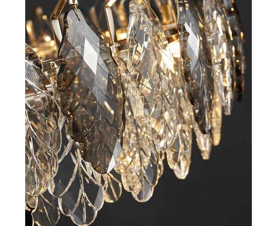 Подвесная люстра Delight Collection D8011P/R-600 gold/smoky, изображение 6