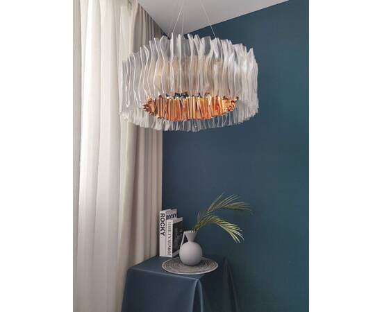 Подвесная люстра Delight Collection Accordeon 10310P-580 white/gold, изображение 4