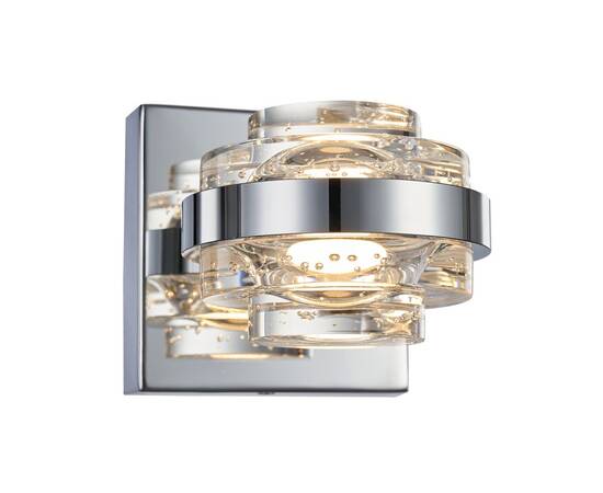 Бра Delight Collection MD22030002 MB22030002-1A chrome/clear