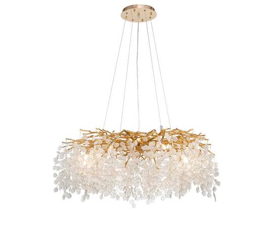 Подвесная люстра Delight Collection Shiro-noda FTB006R-100 brass/clear, изображение 2