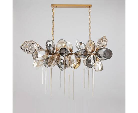 Подвесная люстра Delight Collection Britannica 8898P/BS gold/smoky