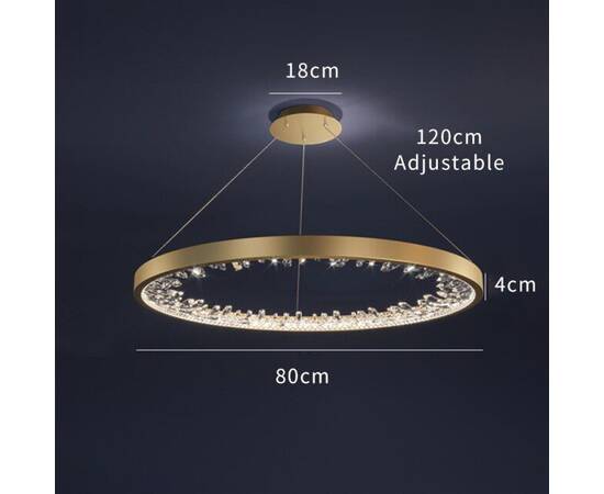 Подвесная люстра Delight Collection XD-80 gold, изображение 4