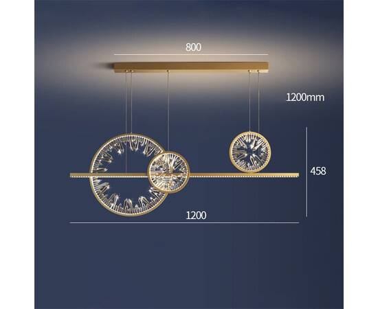 Подвесная люстра Delight Collection XD-120B gold, изображение 6