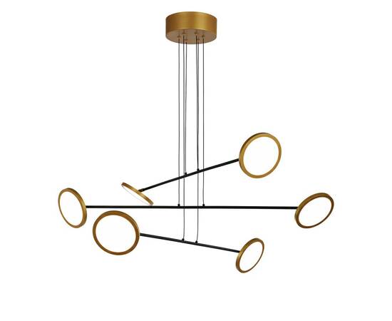 Подвесная люстра Delight Collection MD19001002-6A black/gold