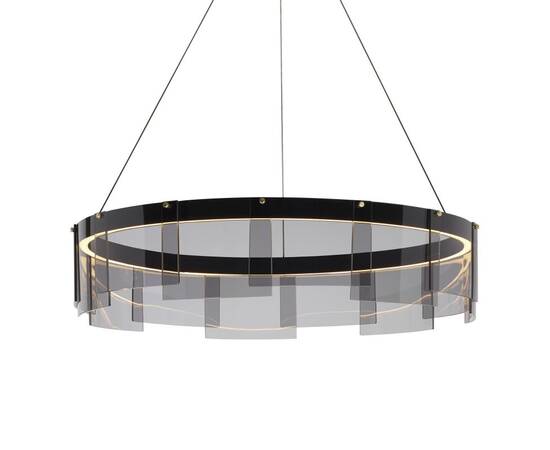 Подвесная люстра Delight Collection Stratos D8825P/L black/smoky