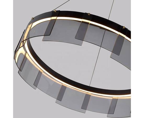 Подвесная люстра Delight Collection Stratos D8825P/L black/smoky, изображение 3