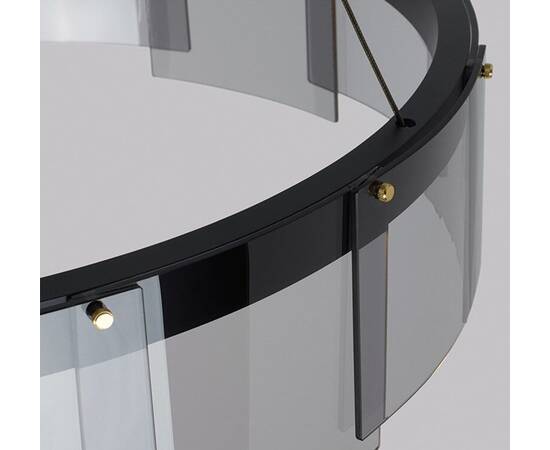 Подвесная люстра Delight Collection Stratos D8825P/L black/smoky, изображение 4