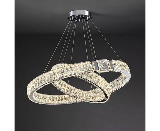 Подвесная люстра Delight Collection D8010P/2R/D800+600 silver