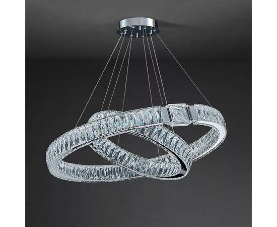 Подвесная люстра Delight Collection D8010P/2R/D800+600 silver, изображение 2