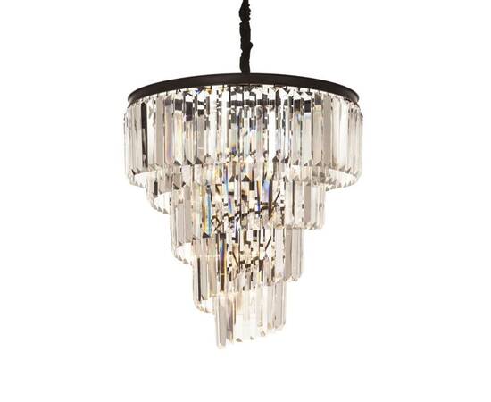 Подвесная люстра Delight Collection Helix KR0262P-10 black/clear