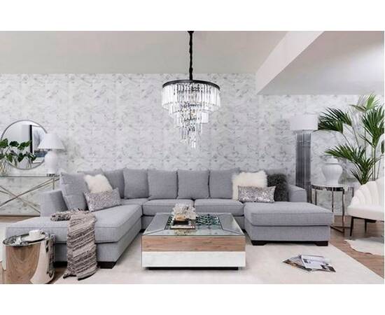 Подвесная люстра Delight Collection Helix KR0262P-10 black/clear, изображение 3