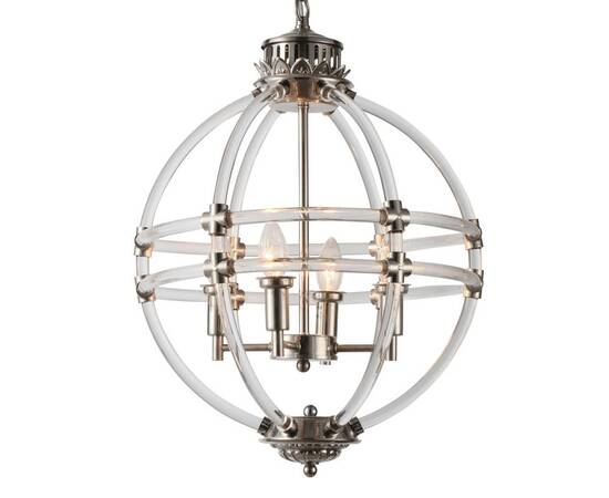 Подвесная люстра Delight Collection Impero KM0766P-4 nickel, изображение 2