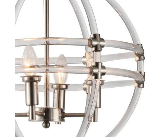 Подвесная люстра Delight Collection Impero KM0766P-4 nickel, изображение 3