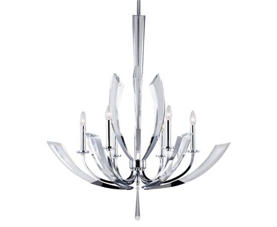 Подвесная люстра Delight Collection Ice Kingdom P68028L-6 chrome