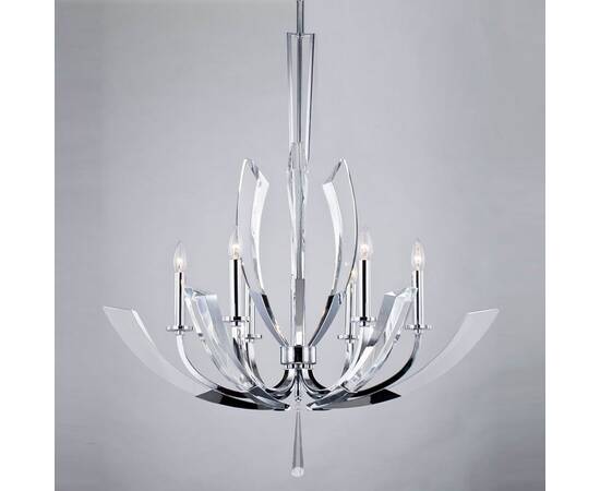 Подвесная люстра Delight Collection Ice Kingdom P68028L-6 chrome, изображение 2
