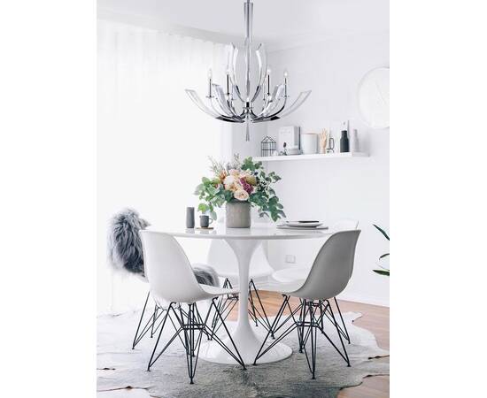 Подвесная люстра Delight Collection Ice Kingdom P68028L-6 chrome, изображение 3