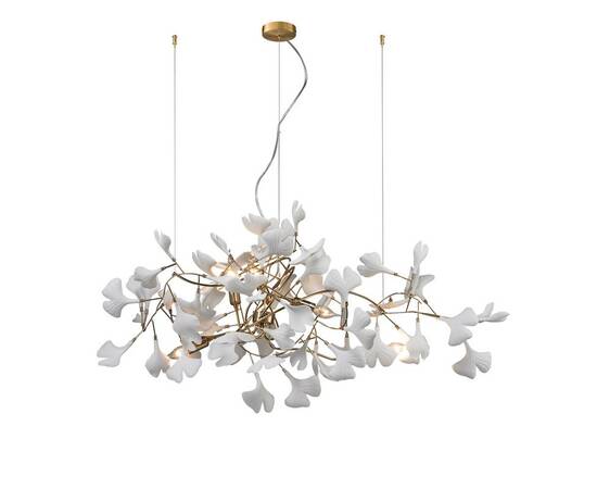 Подвесная люстра Delight Collection 10881P/L800 gold/white, изображение 2