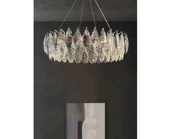 Подвесная люстра Delight Collection D8011P/R-1000 gold/smoky, изображение 2