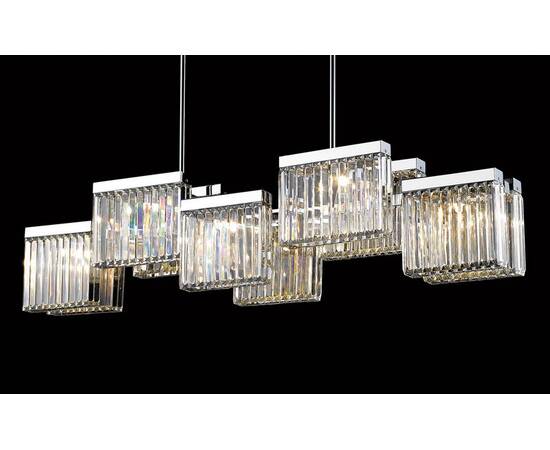 Люстра на штанге Delight Collection Broadway EP68031L-10 chrome, изображение 3