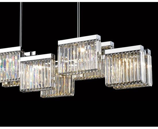 Люстра на штанге Delight Collection Broadway EP68031L-10 chrome, изображение 4