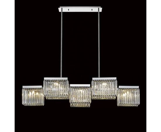 Люстра на штанге Delight Collection Broadway EP68031L-10 chrome, изображение 5