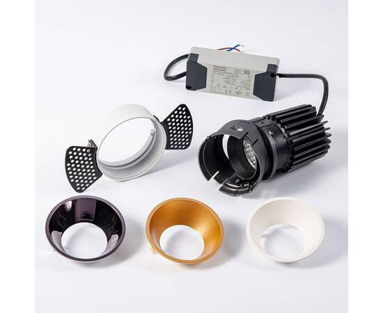 Встраиваемый светильник Fiberli MR1215 (круглая рамка) 12130102, изображение 6