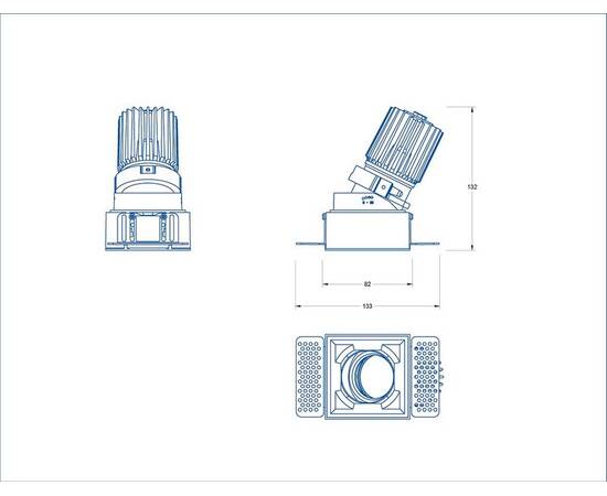 Встраиваемый светильник Fiberli MR1215 (квадратная рамка) 12130106, изображение 9