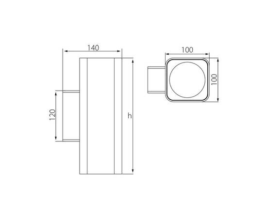Уличный настенный светильник Fiberli SSA100 11230102, изображение 5