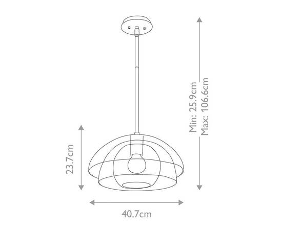 Подвесной светильник Hinkley Lotus QN-LOTUS-P-HBR, изображение 6
