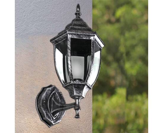 Уличный настенный светильник Reluce 00837-0.2-001SW BKSL, изображение 3